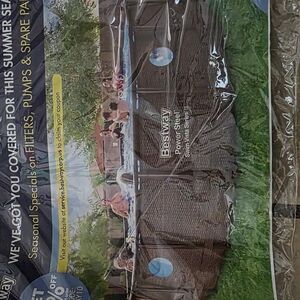 Power Steel Above Ground Pool - Brown